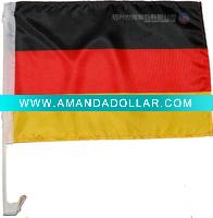 Wholesale stain printing natioanl car flag