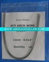 Good quality low price Orthodontic NiTi arch wire(Rectangular)