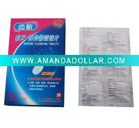 Denture cleansing tablets
