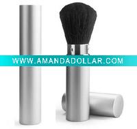 Wholesale goat hair retractable cosmetic brush