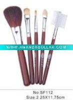 Wholesale high quality 5pcs make up brushes
