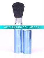 Wholesale blue professional retractable powder brush