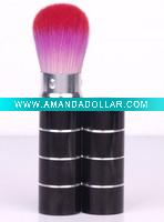 Wholesale black retractable cosmetic brush
