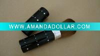 Wholesale high quality retractable makeup brush with crystal