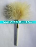 Wholesale soft turkey feather cosmetic brush