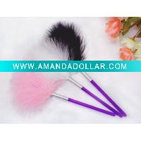 Wholesale turkey feather cosmetic brush