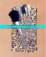 Wholesale 4pcs promotion makeup brush with bag