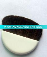 Wholesale white goat hair compact powder brush