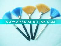 Wholesale nylon hair fan face brush