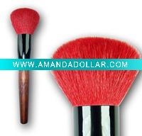 pink powder brush