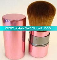 Wholesale synthetic retractable makeup brush