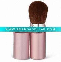metal retractable makeup brush