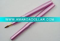 Wholesale nylon hair retractable lip brush