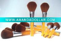 Acrylic handle makeup brush