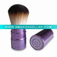 synthetic retractable makeup brush