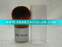 Wholesale 2011 high grade silver kabuki brush with cap