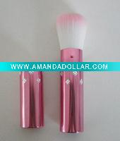 diamond and crystal retractable brush