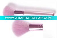 pink powder brush
