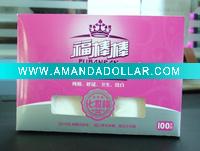 Printing design for sterile cosmetic cotton pad