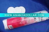 round cosmetic cotton pads
