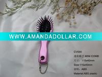 Wholesale mini keychain hair brush
