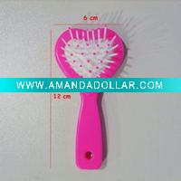 Wholesale Fashion heart shaped hair travel brush