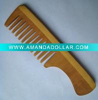 Wholesale Beautiful Smooth Wooden Comb For Hair NEW (TF6024)