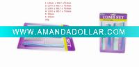Plastic comb set 4pcs superpack