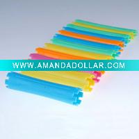 Wholesale colorful plastic hair curler/cosmetic tools/rulo plastico