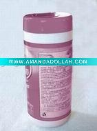 Wholesale 80pcs baby wet wipes, baby wipes, baby tissue in container