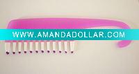 plastic hair comb