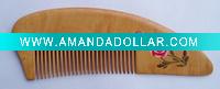 Wholesale Wooden comb with hand painted