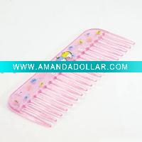 Wholesale cosmetic hair comb,plastic hair comb