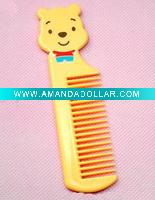 Wholesale plastic hair comb,cartoon hair comb,child hair comb