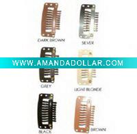Wholesale top quality steel clips, clip hair extension