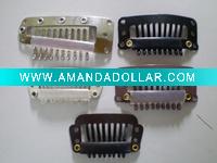 Wholesale clip in hair extension, clip on hair extensions