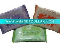 Wholesale Travel wet Wipes 10ct