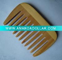 Wholesale Wide Teeth Health Wooden Comb Hair Brush (TF6007)