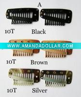 Hair extension clips