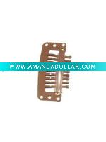 Stainless steel wig clips