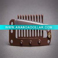 Wholesale 10Tines Hair Extension Clip with high quality