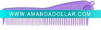 Wholesale plastic flat hair comb