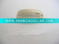 Wholesale 2.8 cm with 6 teeth U shape Stainless steel wig clips/ Toupee clips/Hair extension clips with rubber