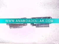 Wholesale 3.8 cm waterdrop shape Stainless steel wig clips/ hair extension clips/Hair extension clips with rubber