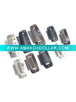 all sizes waterdrop shape Stainless steel wig clips/ hair extension clips/Hair extension clips with rubber