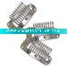 Wholesale 3.8 cm waterdrop shapeStainless steel wig clips/ hair extension clips/Hair extension clips with rubber