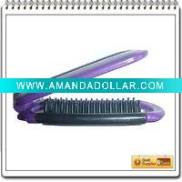 Wholesale foldable hair brush with mirror