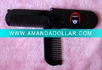 Pocket Foldable Comb CUTE Comb BLACK
