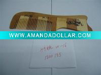 Wholesale wooden hair brush wood comb wood craft comb