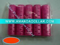 Wholesale Dia-32mm Velcro aluminum hair roller/Velcro plastic hair curler /Nylon hair roller
